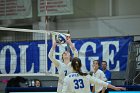 VB vs USCGA  Wheaton College Women's Volleyball vs U.S. Coast Guard Academy. - Photo by Keith Nordstrom : Wheaton, Volleyball